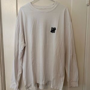 Undefeated White Long Sleeve Shirt